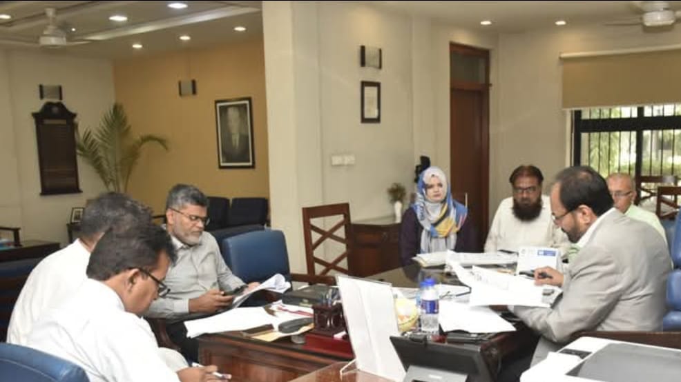 Meeting of the Board of Management of Benevolent Fund for UET's A-Class Employees Held