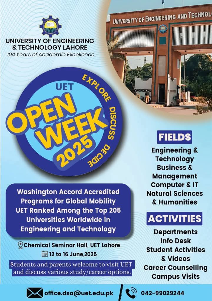Pakistan’s Largest Engineering Career Counseling Event 