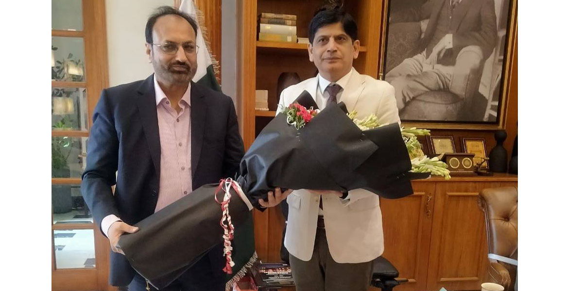 Vice Chancellor UET Meets Newly Appointed Secretary Higher Education Punjab
